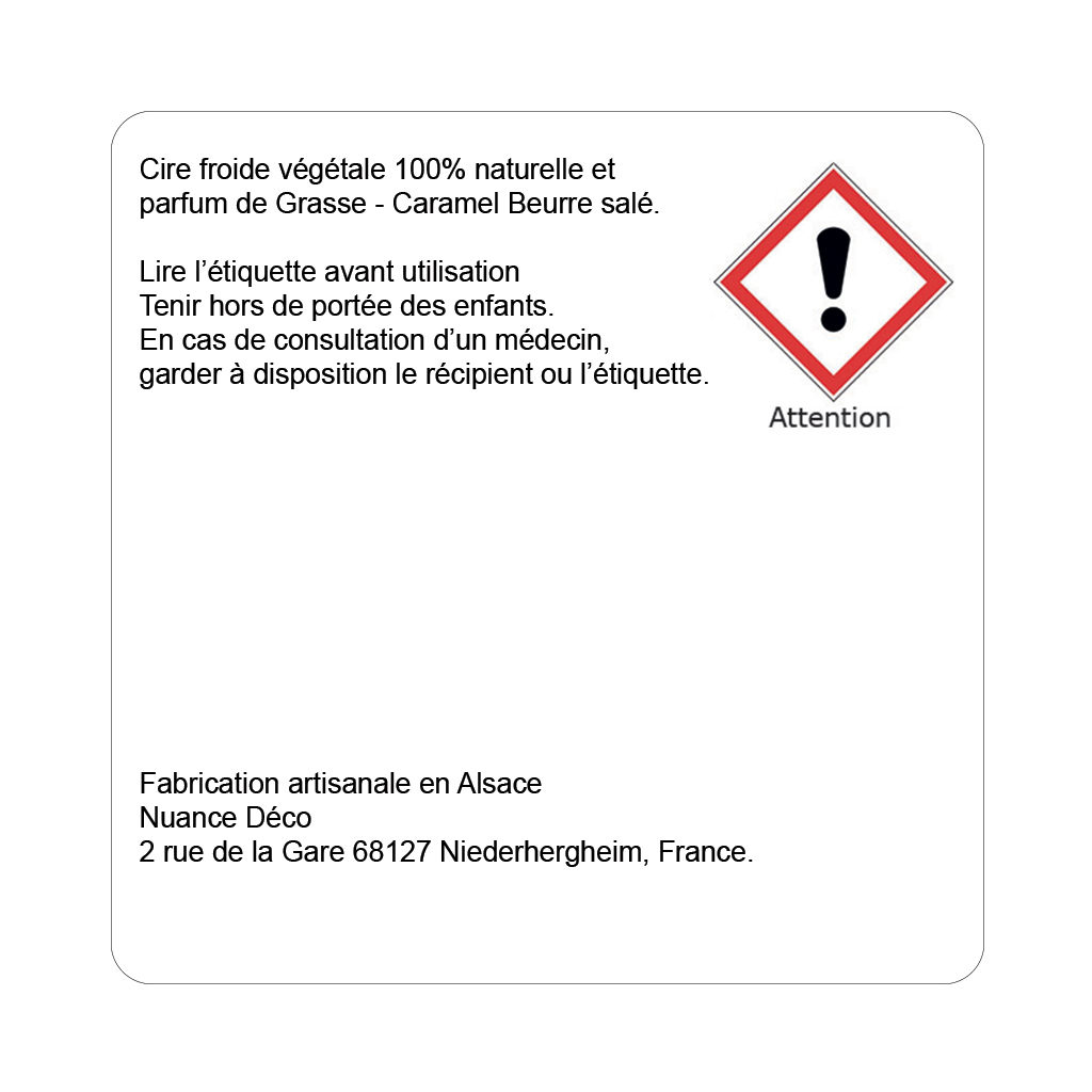 Bougie cire végétale de soja