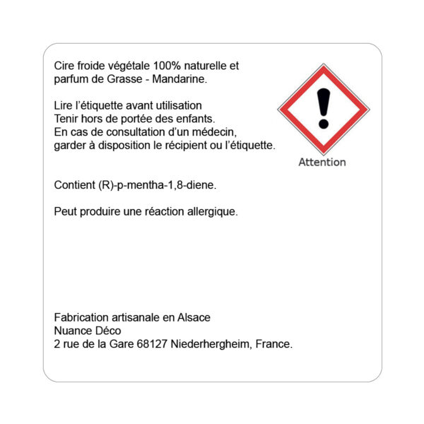 Bougie Kougelhopf - Mandarine corse – Image 2
