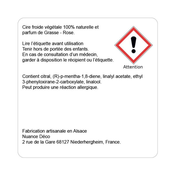 Bougie Kougelhopf - Rose de Damas – Image 2