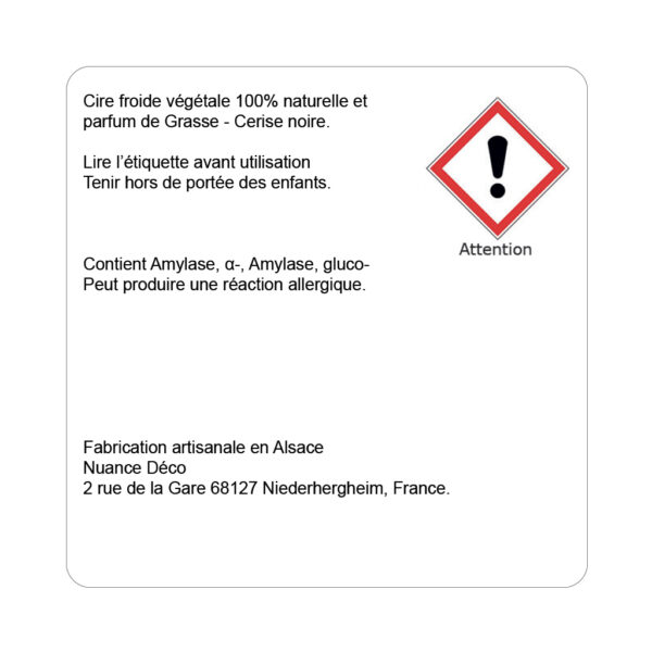 Bougie Kougelhopf - Cerise noire – Image 2